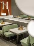 Leather Modern Restaurant Booth Seating Sofa ODM OEM Modern Banquette Seating