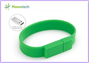 Wholesale Promotional Gift  Silicone USB Wristband USB Flash Drive 4GB / 8GB from china suppliers
