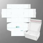 Custom Logo Corrugated Cardboard Shipping E Commerce Packaging Box Tear Strip