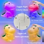 RGB Dinosaur Silicone Night Light Switch Button Control 5V 0.5W