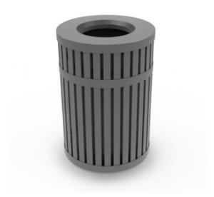 Wholesale Rotational Molding Products Fashion outdoor trash can plastic sanitation trash can rotoplastic mold from china suppliers