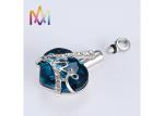 Multicolor Engraved Heart Cremation Necklace Charms