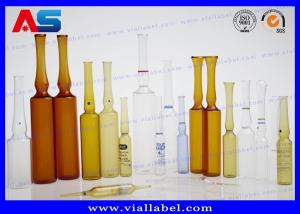 Wholesale Printed 1ml Clear Medical Injection Glass Ampoule 10x60mm Neutral Borosilicate Material from china suppliers