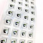 Brand Logos Epoxy Dome Stickers 3M Adhesive Plastic Sticker Printing