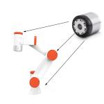 150Nm Harmonic Drive Motor Brushless 24V DC Motor For Exoskeleton