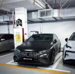 For Mercedes EQE Carbon Fiber Body Kit EQE Upgrade BS Style Carbon Fiber Front