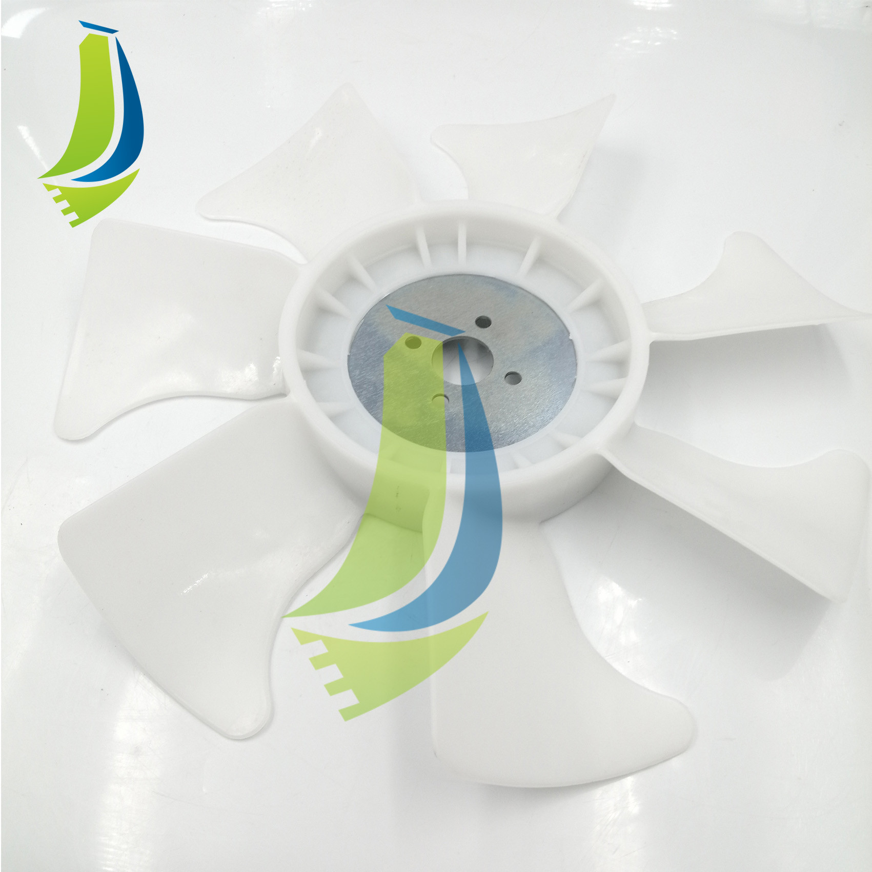 V1505 Excavator Spare Parts Four Hole Seven Leaf Fan Blade For Engine