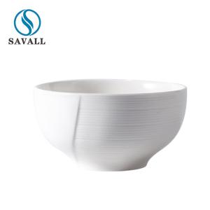 Wholesale OEM Japanese Style White Porcelain Noodle Soup Bowl from china suppliers