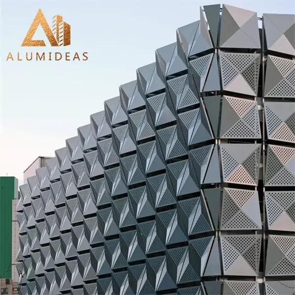 Aluminum 3D decorative facade