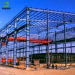 Prefabricated Steel Structure Workshop Green Light Metal Warehouse