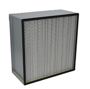 Wholesale Fiberglass H13 Deep Pleat Cleanroom HEPA Filters With Separator from china suppliers