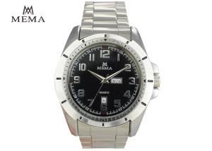Wholesale Big Face Men'S Wrist Watches , Coolest Mens Silver Watch With Black Face from china suppliers