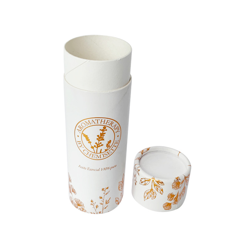 Custom Printed Cardboard Round Box Paper Lip Balm Tubes