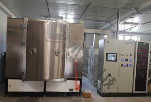 Wholesale Brass Alloy Faucet IPG Light Gold Coating Machine , Vertical Orientation ZrN Gold Plating Equipment from china suppliers