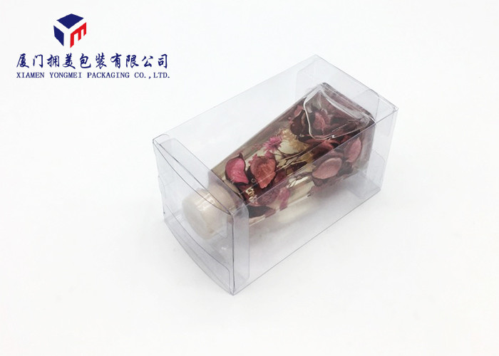 Two Inside Trays Rectangle Shape Clear Plastic Box Packging For Fragrance