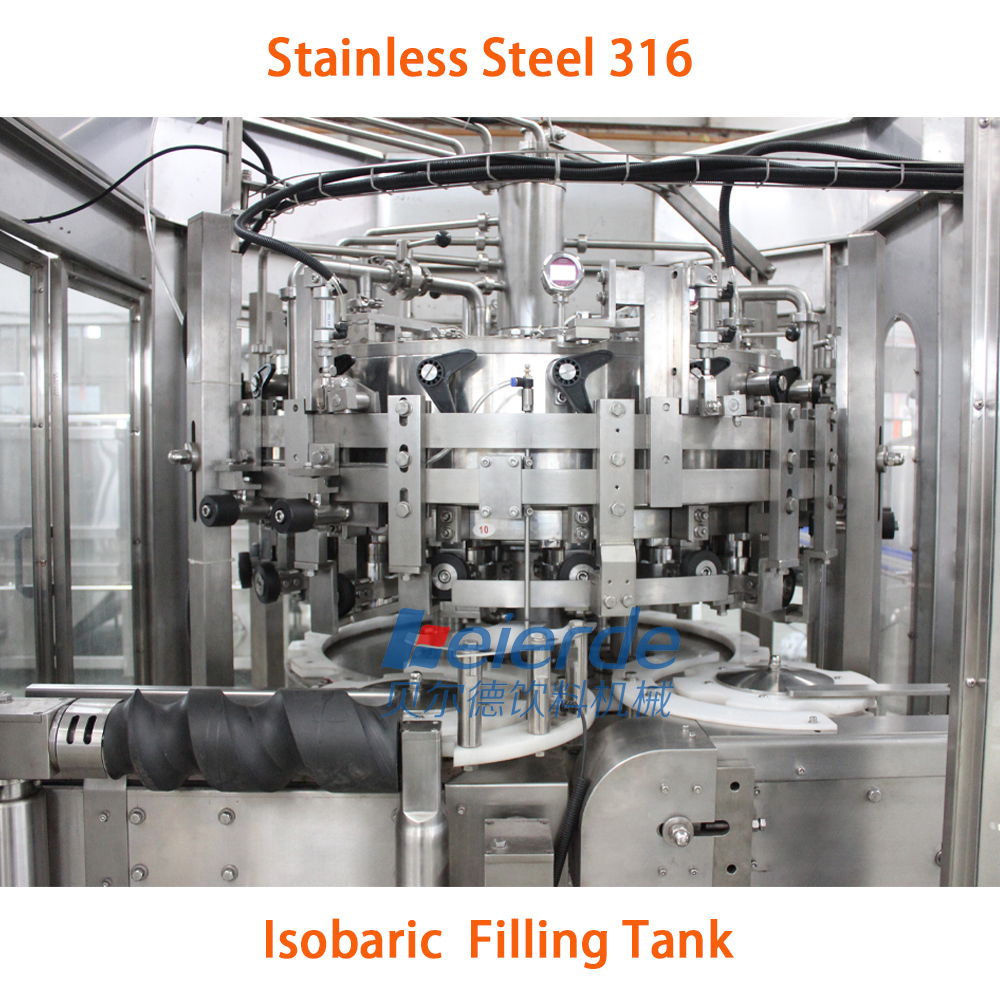 SUS304 316 Aluminum Can Filling Machine Semi Automatic 20000BPH