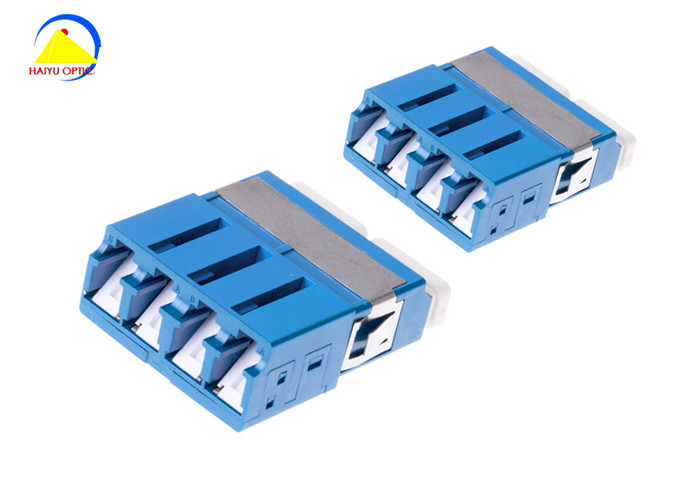 SC APC Fiber Optic Adapter LC MTRJ Zirconia Plastic 0.2dB With Internal Shutter
