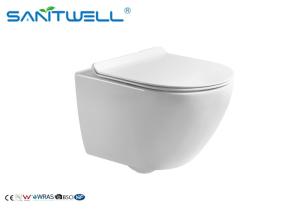 Wholesale Ceramic Wall Mounted WC Sanitary Ware Rimless Small Size Wall Mounted Toilet from china suppliers