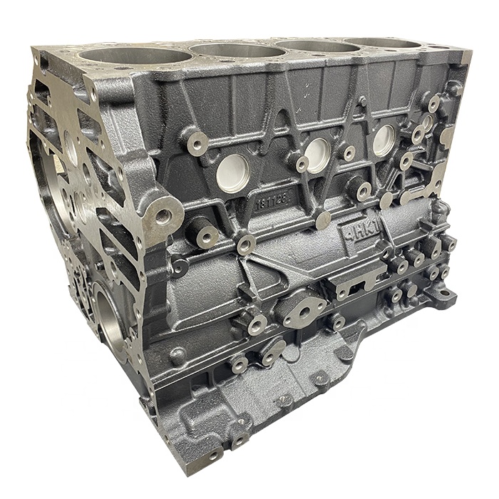 Excavator Engine ISUZU 4JB1 4JJ1 4JF1 Cylinder Block Spare Parts 4HK1 6HK1 with 126KG Weight