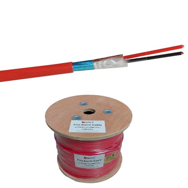 2C 1.0mm2 Solid Copper Conductor Red PVC Fire Alarm Cable for Commercial