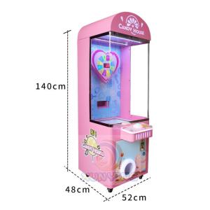 Wholesale Suitable for Amusement Game Center Cashless Kids Coin Pusher Candy Vending Machine from china suppliers