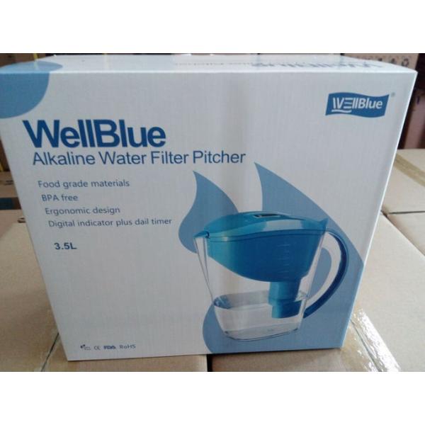 3.5L Alkaline Classic Water Pitcher for Filtered And Ionised Mineral Rich Water