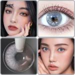 KSSEYE Soft Circle Cosmetic Big Eye Mulberry Grey Eye Color Contact Yearly 14
