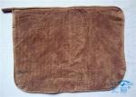 High Density Fluffy Fleece Microfiber Kitchen Towels Red , Water Absorbing Towel
