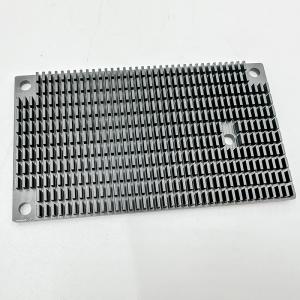 Wholesale High Precision CNC Machining Parts Black Slotted Aluminum Power Amplifier Heatsink from china suppliers