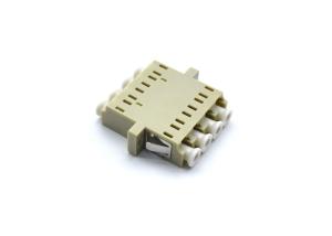 Wholesale 4 Core LC Quad Adapter For TFFH , Free Samples Beige Fiber Optic Connectors from china suppliers