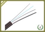 2 Core FTTH Fiber Optic Cable With FRP / Steel Wire Strength Member Outdoor