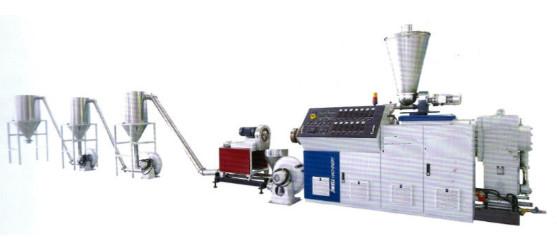 High Capacity Plastic Pipe Production Line PVC Twin Screw Extruder Pelletizing
