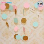 Birthday party, wedding decoration items, set paper ball, paper string, paper