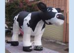 Huge Inflatable Milk Cow Model PVC Coated Nylon Durable For Advertising