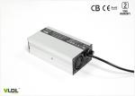 Black Or Silver PFC Battery Charger 12V 10A Input 110 - 230Vac For AC Power From