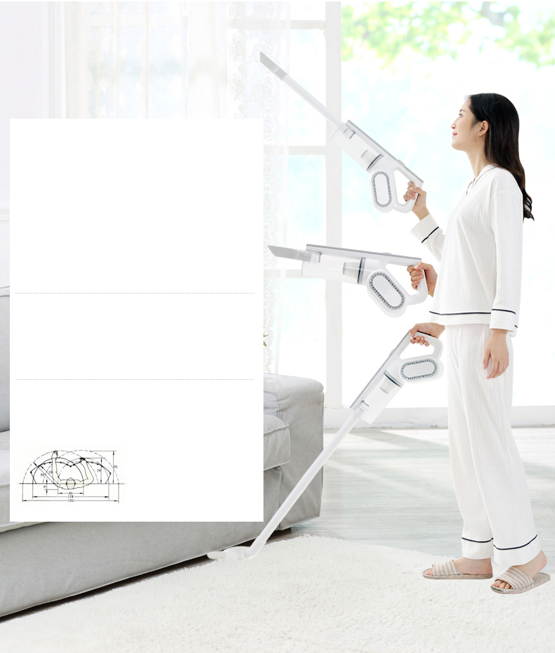 Pakcage Size 410*215*140mm Cordless Handheld Electric Vacuum Cleaner for Floor and Car