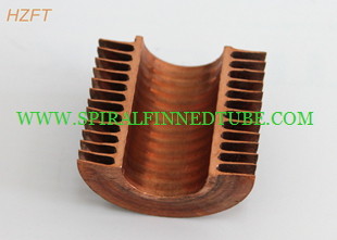 Cold Worked Extruded High Fin Tube For Heat Exchanger / Spiral Fin Tube