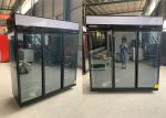 R290 Three Glass Door Fridges Top Mount Display BLACK