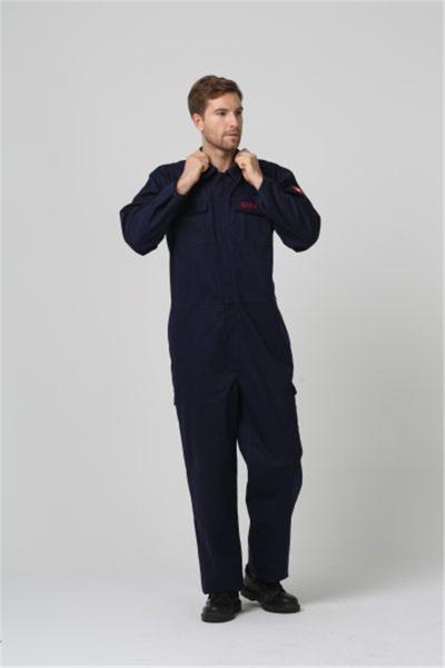 350gsm Molten Metal Protective Clothing Falme Retardant Coveralls for mining
