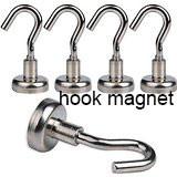Wholesale Powerful Pot Magnet Neodymium Round Base Magnetic Hook with Countersunk Hole from china suppliers