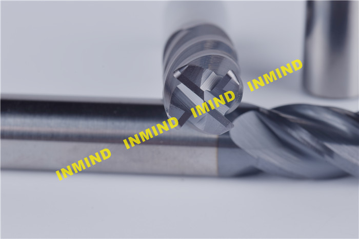 Milling Cutter Corner Radius End Mill / Tungsten Carbide 45 Degree End Mill