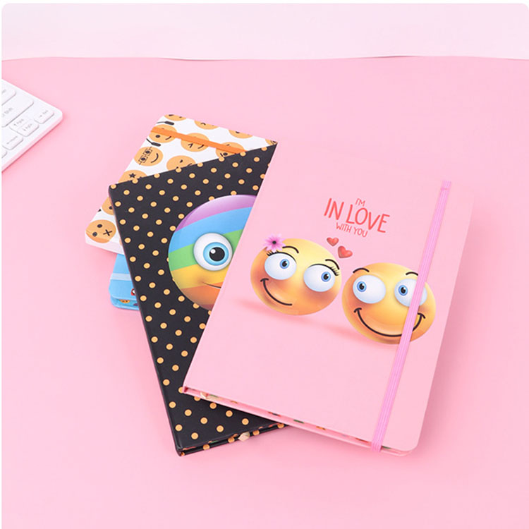 2022 Custom Printing Cute Happy Diary A5 A6 A7 Planner Notebook with Customized Logo