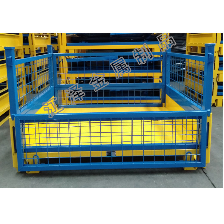 Efficient Storage Solution Foldable Collapsible Pallet Cage With Steel Construction