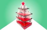 Custom Christmas Tree Pallet Display for Retail Stores