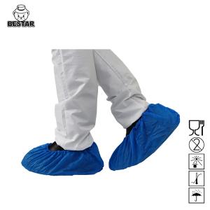 Wholesale Waterproof CPE Plastic Overshoe Covers Disposable Shoe Covers Non Slip from china suppliers
