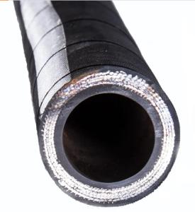Wholesale 3 8 Inch Spiral Hydraulic Rubber Hose Flexible Wire Braided Rubber Hose Large Caliber from china suppliers
