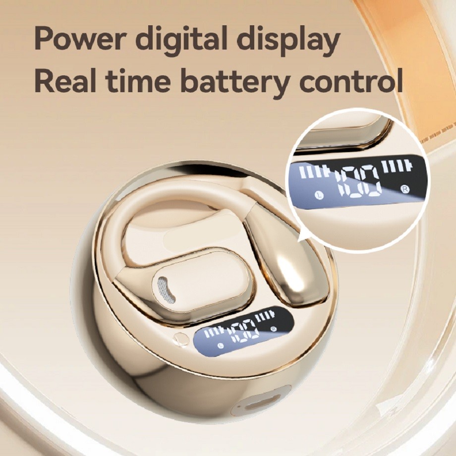 Bluetooth 5.4 TWS Earbuds with Titanium Diaphragm Speakers 6H Playtime & 300mAh Charging Case