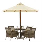 Customized Patio Hotel Home Garden Sun Umbrella for Outdoor Dining Experience