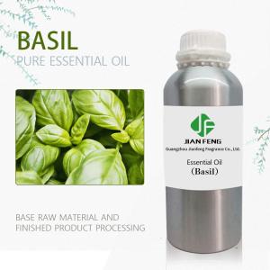 Wholesale 100% Organic Basil Essential Oil Basil Oil Aromatherapy Distillation FDA from china suppliers