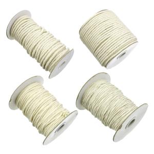 China Macrame Cord 5mm Cotton 3 Strands Rope Twine for Various Applications Length 0-10000m on sale